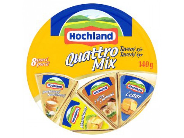 Hochland Квадро микс сливочный сыр 140 г